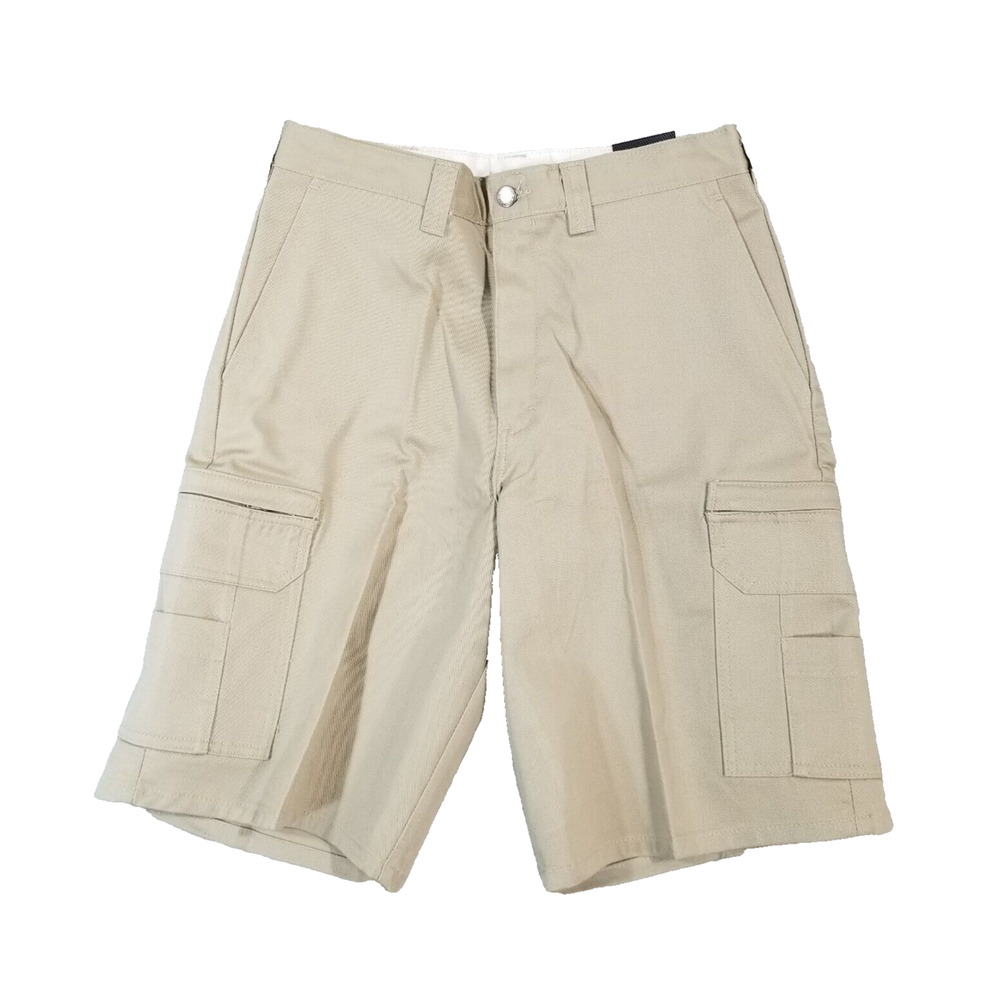 Dickies cargo shorts men's 32x11 beige tan cotton outdoor workwear urban hip hop